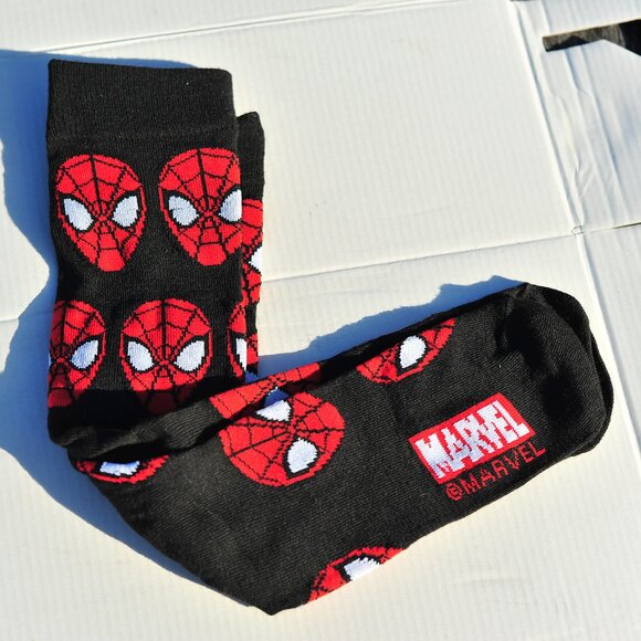 1 pair Polo Premium x MARVEL Colorful Tall Socks Female Male Neuter Blue Gray - Picture 7 of 14